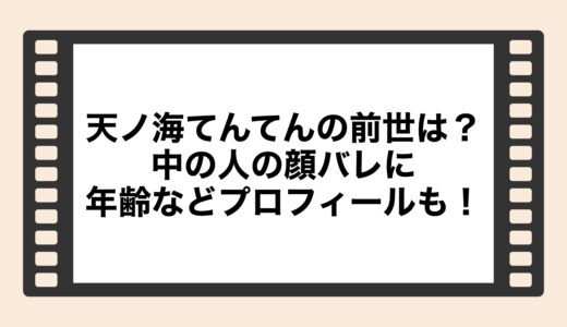 天ノ海てんてんの前世は？中の人の顔バレに年齢などプロフィールも！