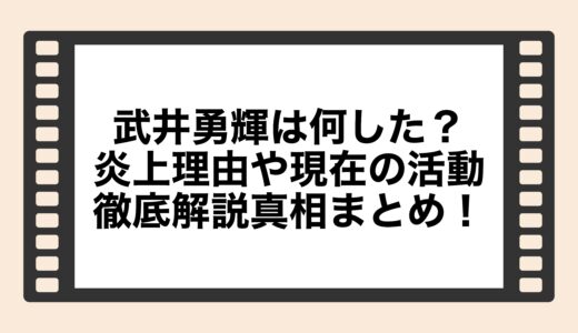 武井勇輝は何した？炎上理由や現在の活動を徹底解説真相まとめ！